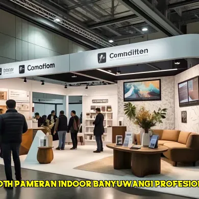 booth pameran indoor banyuwangi profesional